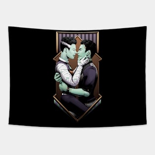 Frankenstein and His Hubby Tapestry