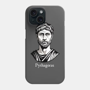 Pythagoras Mathematician math teacher gift Pythagorean theorem Phone Case