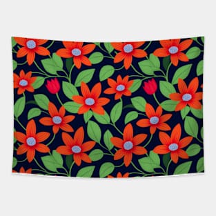 Floral Harmony Tapestry