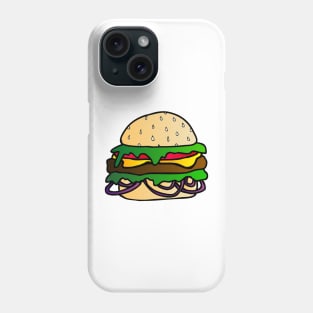 Cheeseburger Love Phone Case