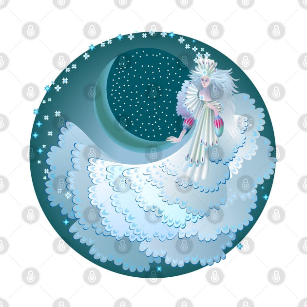 Snow Queen from fairyland by Artist Natalja Cernecka