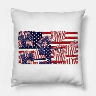 Stars and Stripes pattern Pillow