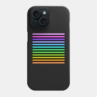 dotted rainbow Phone Case