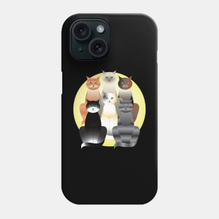 Cats of many colors Phone Case