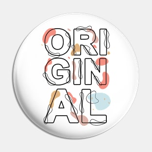 original typography design Pin