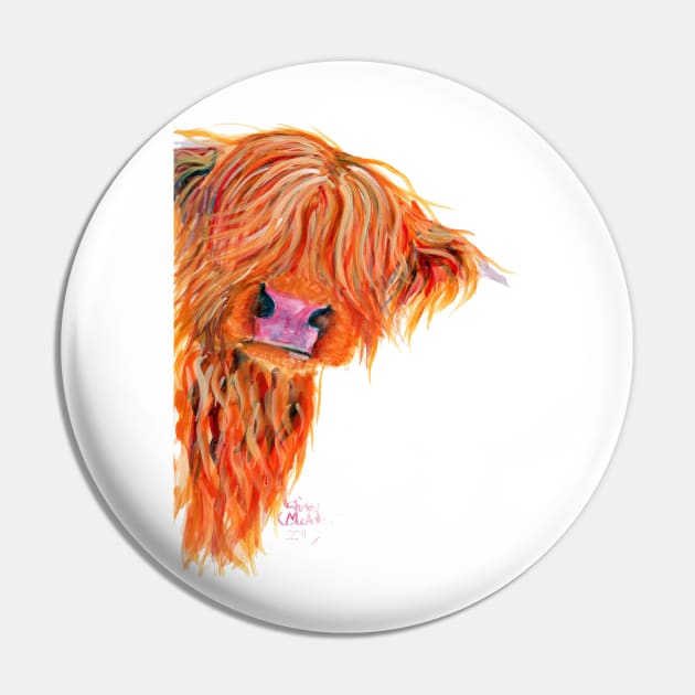 Scottish Hairy Highland Cow ' PeeKABOO ' by Shirley MacArthur Pin by ShirleyMac