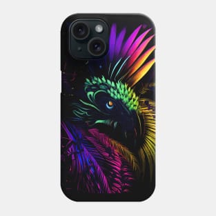 Neon psychedelic Jungle Phone Case