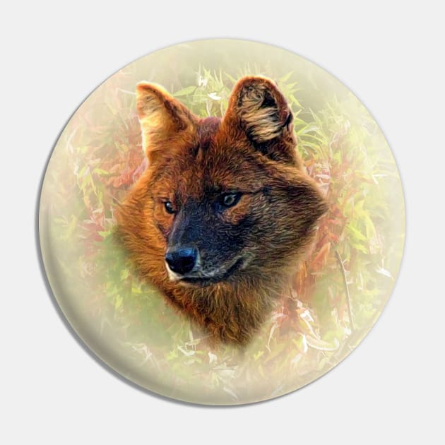 Asian wild dog Pin by Guardi