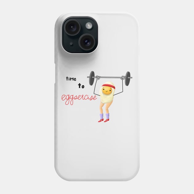 Eggsercise Phone Case by mailshansen