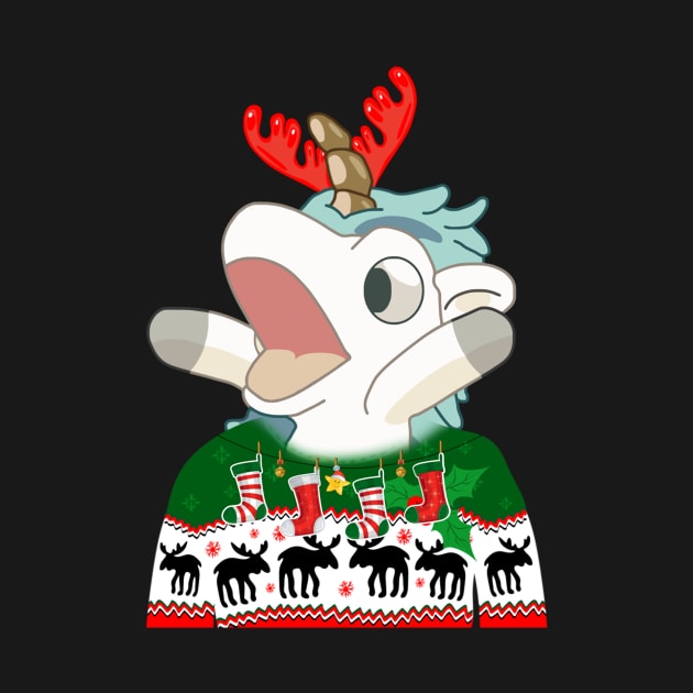 Unicorse Santa 2023 by pedrsavan.art