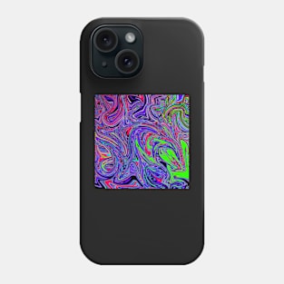 Liquid psychedelic acid Phone Case