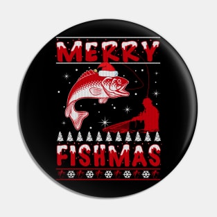 Merry Fishmas Pin