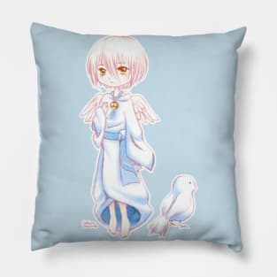 Sweet Angel Bird Anime Boy Pillow