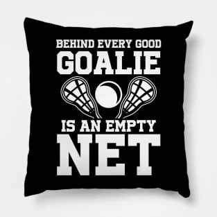 Behind Every Goalie is an Empty Net Pillow