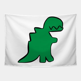 Dinosaur Friend - Green T Rex Tapestry