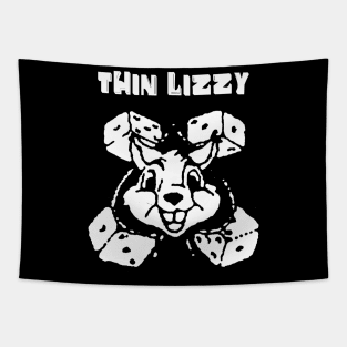 thin lizzy rabbit dice Tapestry