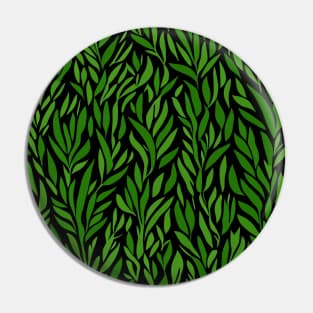 Seamless pattern with green leaves Pin