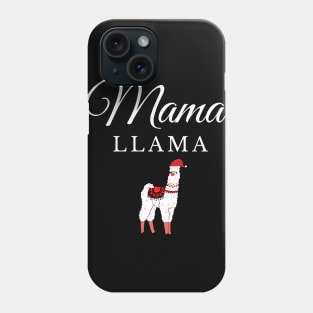 Mama Llama in a Santa Hat Phone Case