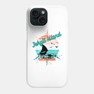 Jekyll Island Georgia Retro Vintage Sunset Phone Case