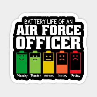 Battery Life Of An Air Force Officer Magnet