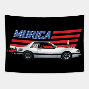 mcflurry oreo foxbody godzilla coyote drag racer racing car Tapestry