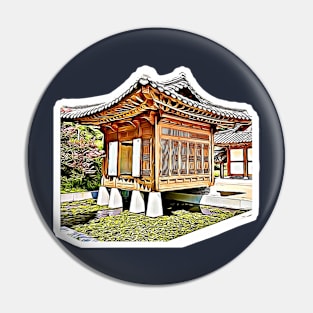 Hanok - traditional korean house Pin