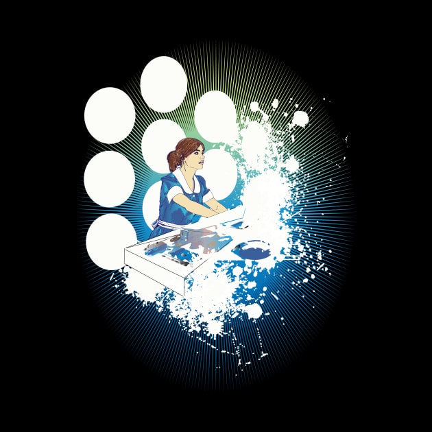 THE GIRL IN THE TARDIS by KARMADESIGNER T-SHIRT SHOP