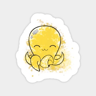 Cute yellow octopus Magnet