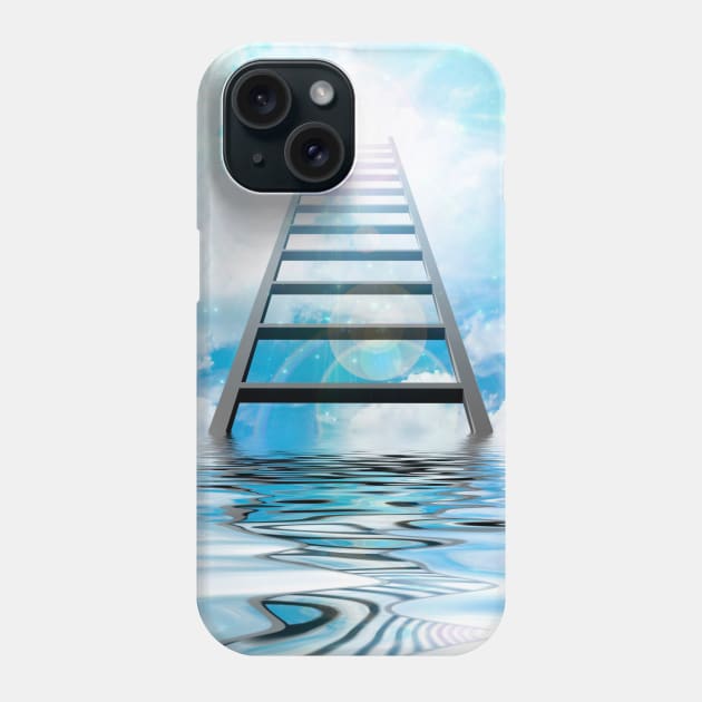 Ladder to the sky Phone Case by rolffimages