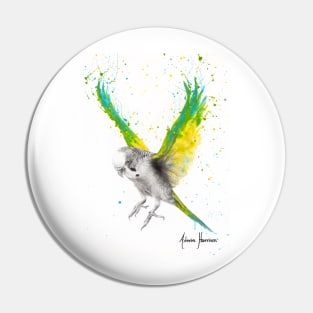 The Bold Budgie Pin