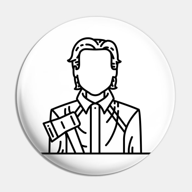 Patrick Bateman Pin by sofiaayuso