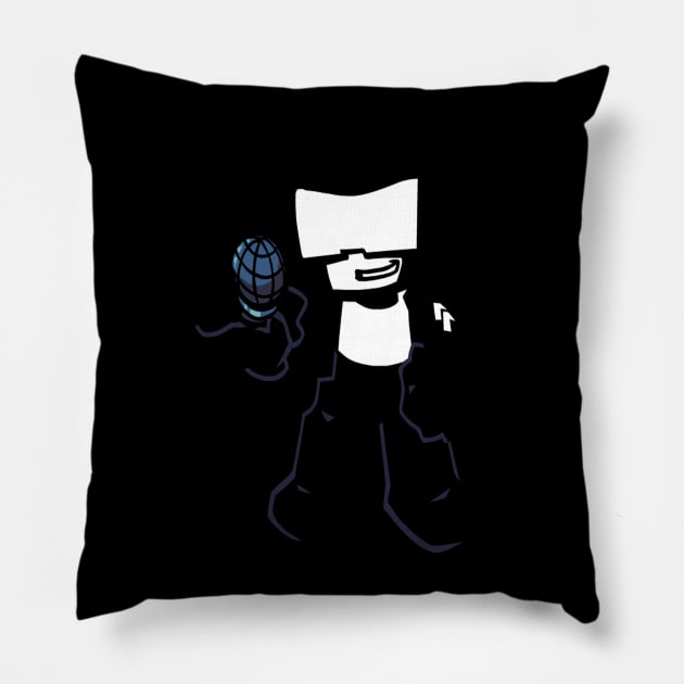 TankMan FNF (Friday Night Funkin) Pillow by Atsuhiro