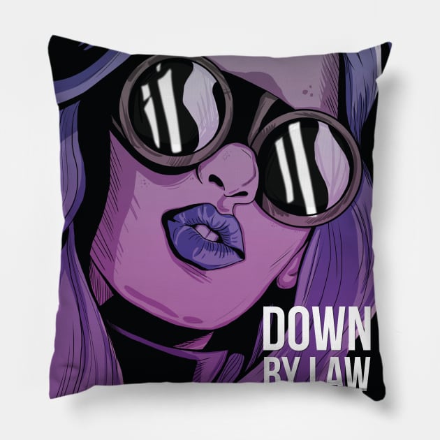 steampunk girl Pillow by andres uran