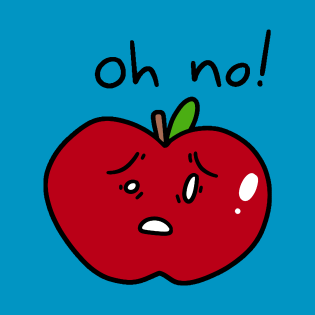 Oh No! Apple by saradaboru