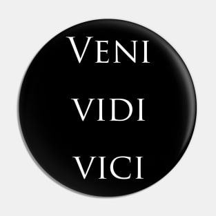 Julius Caesar Veni Vidi Vici Pin