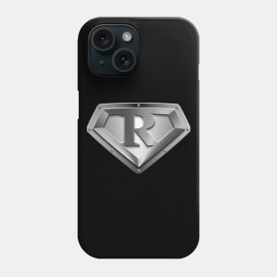 Steel Plated Diamond Shaped R Phone Case