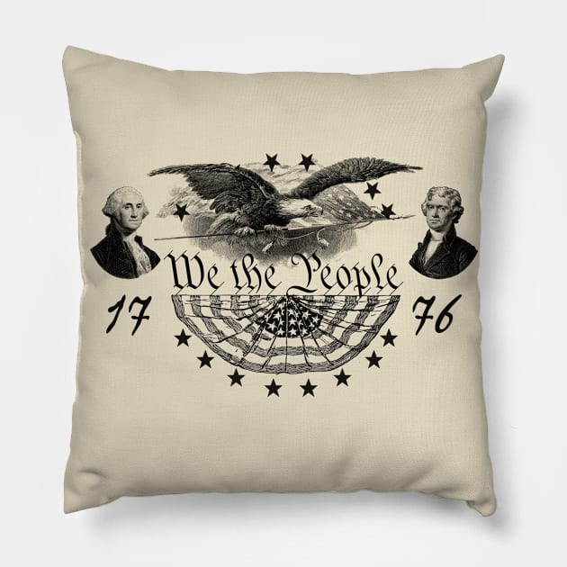 We The People Pillow by woodsman