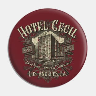 Hotel Cecil Los Angeles 1924 Pin