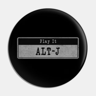Alt-J // Vintage Fanart Pin