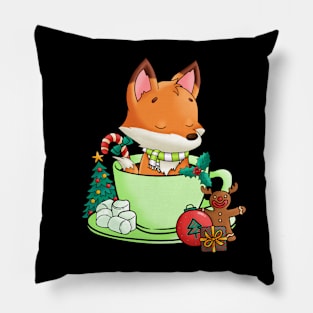 Cute and Lovely Animals with Christmas Vibes Pillow