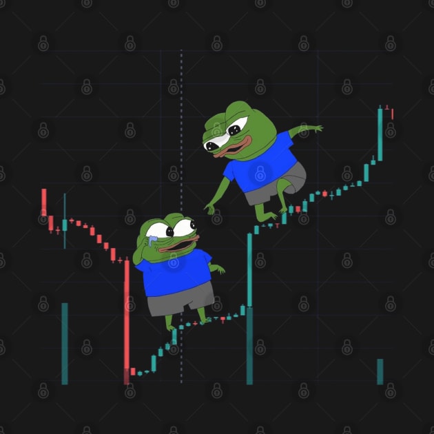 Frog Nation Pepe Crypto Meme Coin by BitcoinSweatshirts