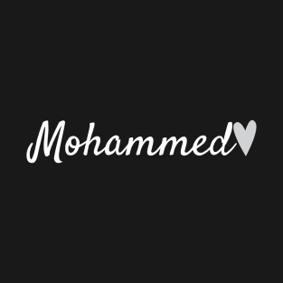 Mohammed name with heart ❤️ T-Shirt