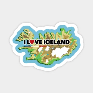 I Love Iceland Magnet