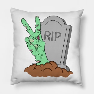 Zombie Peace sign Pillow
