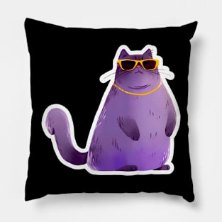 Miss Kitty Whiskerwell Pillow