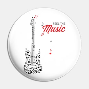 Feel the Music Pin