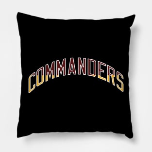 Commanders Pillow