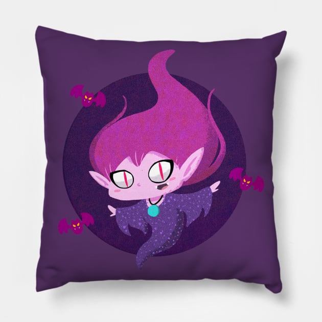 Vampy girl Pillow by Pingolito