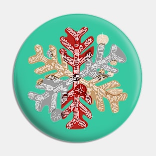 Holidays snow Pin