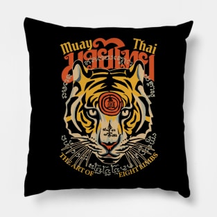 Muay Thai Tiger Tattoo Pillow